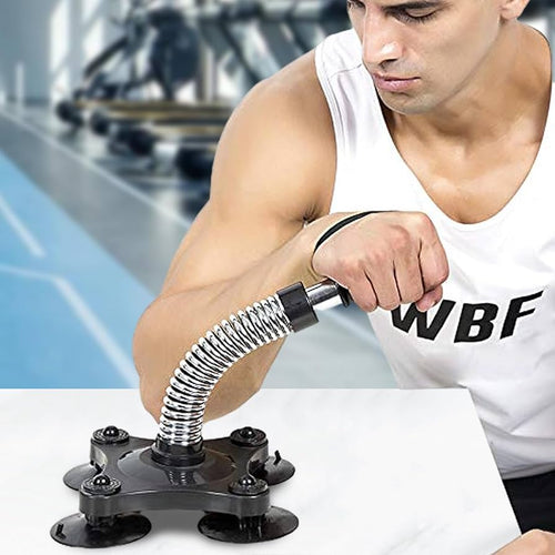 Arm Wrestling Trainer Workout Portable Resistance Spring Bar Forearm Trainer